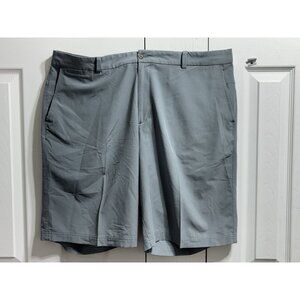 Nike Golf Tour Performance Dri-Fit Shorts Grey Size 40 Chino Flat Front